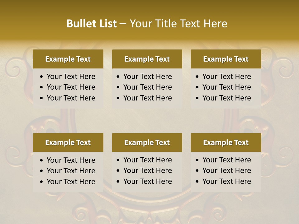 Profe Ional Table Toon PowerPoint Template