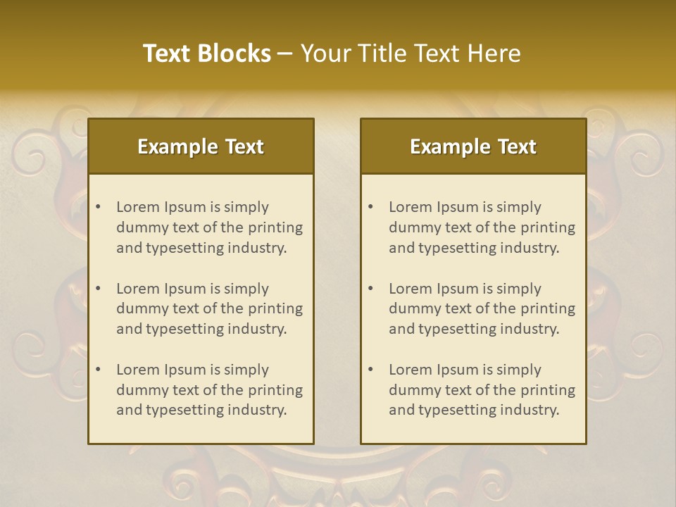 Profe Ional Table Toon PowerPoint Template