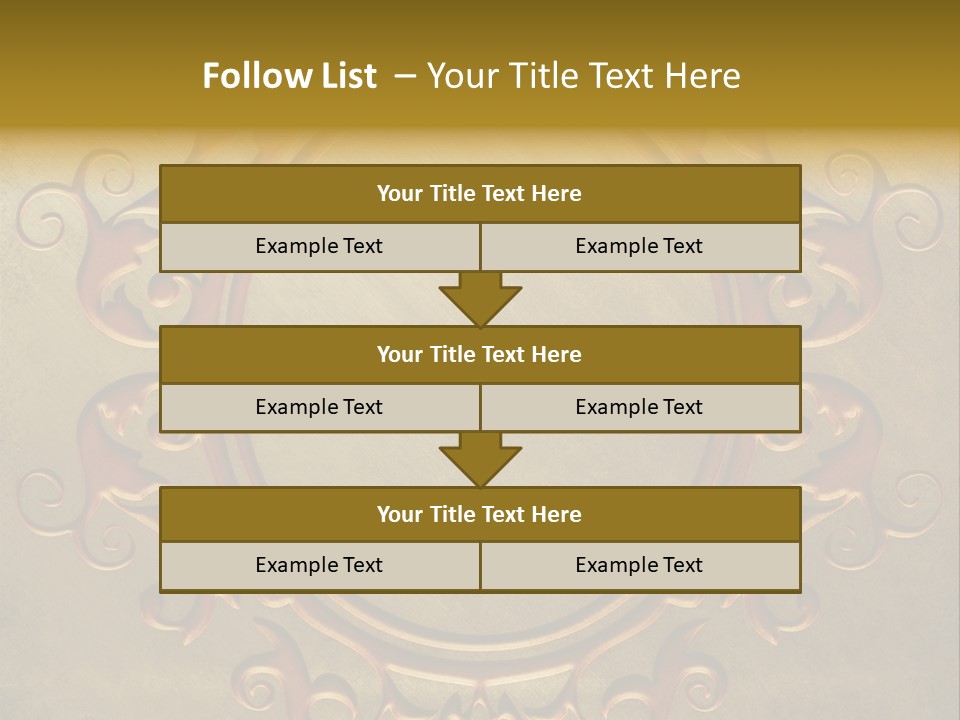 Profe Ional Table Toon PowerPoint Template