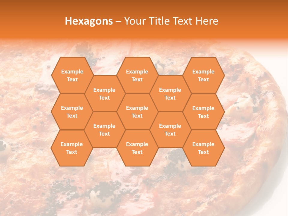 Slice Closeup Shot PowerPoint Template