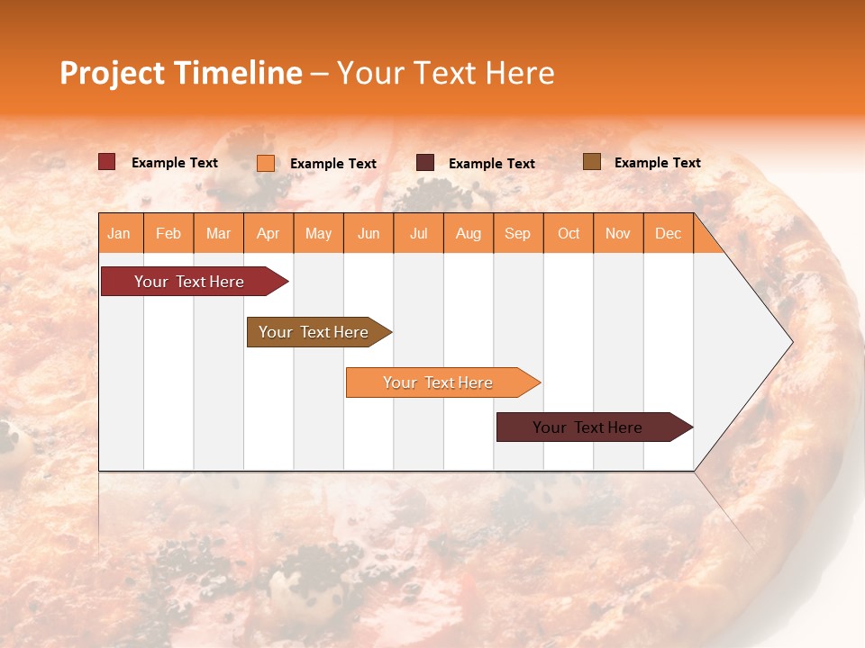 Slice Closeup Shot PowerPoint Template