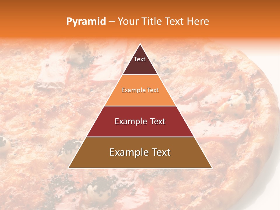 Slice Closeup Shot PowerPoint Template