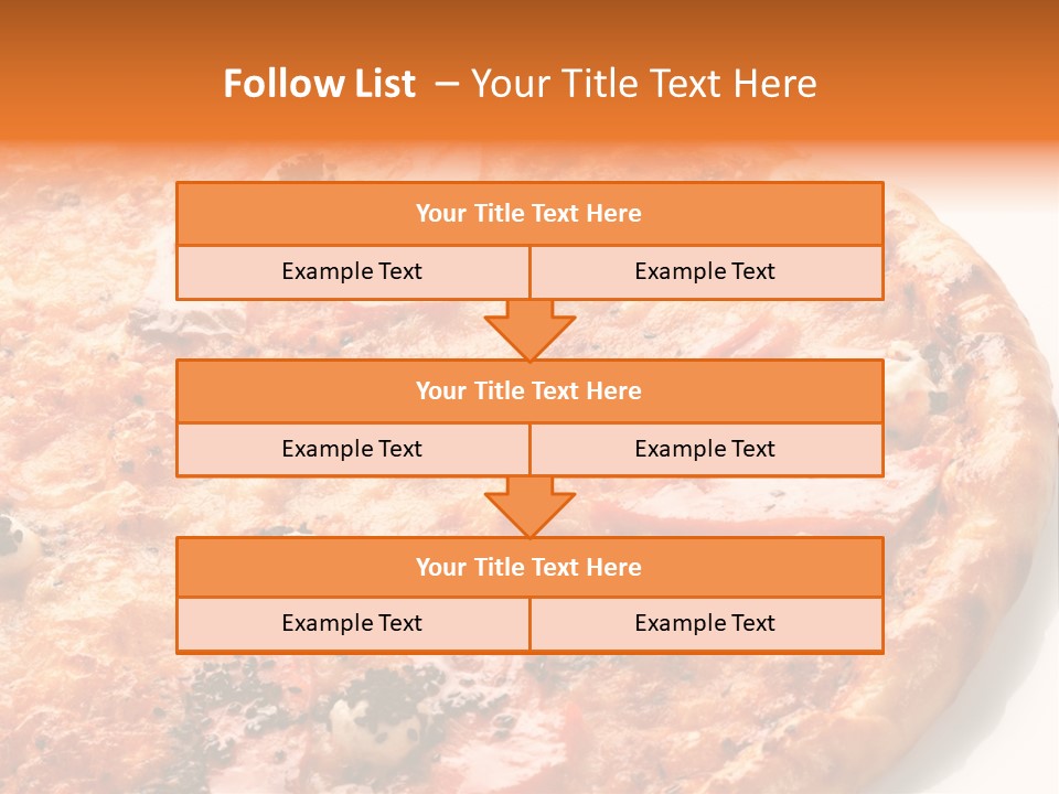 Slice Closeup Shot PowerPoint Template
