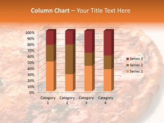 Slice Closeup Shot PowerPoint Template