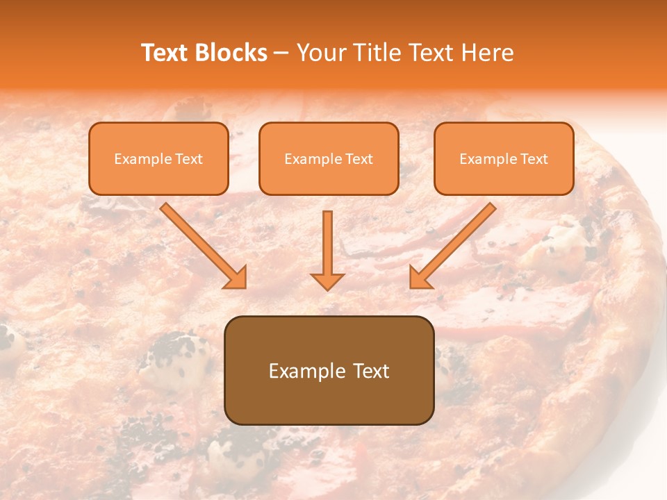 Slice Closeup Shot PowerPoint Template