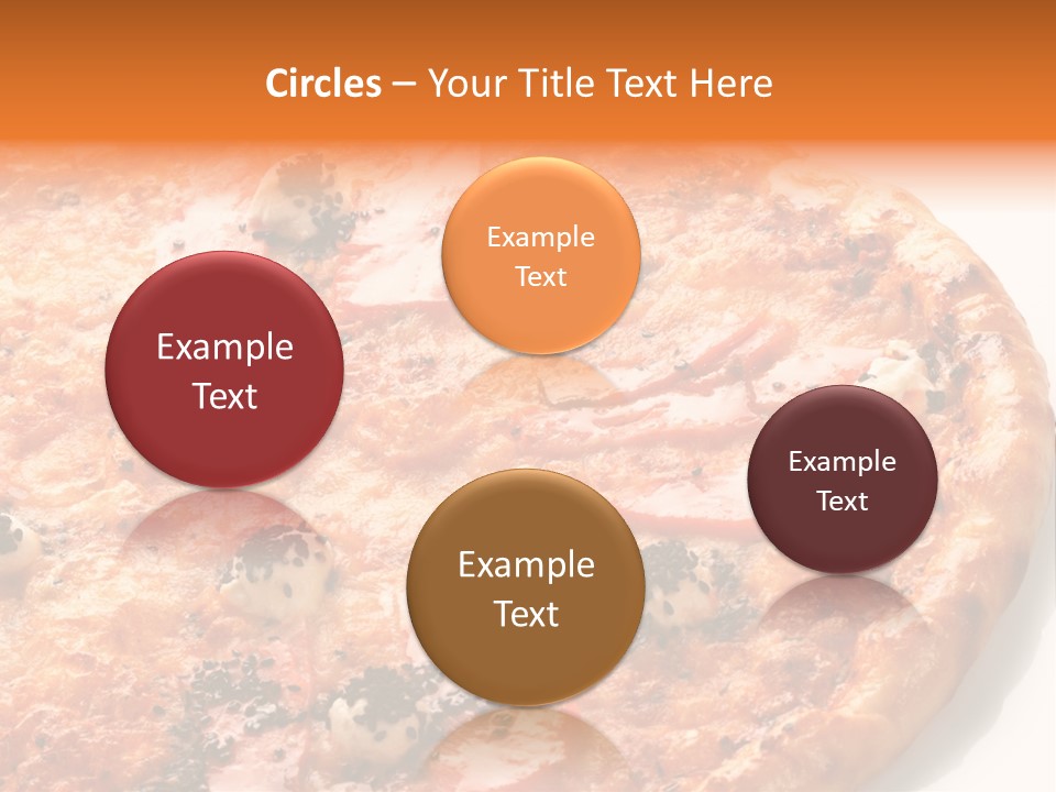 Slice Closeup Shot PowerPoint Template