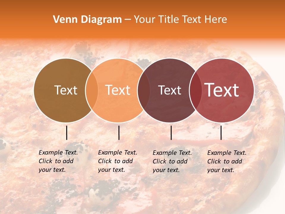 Slice Closeup Shot PowerPoint Template