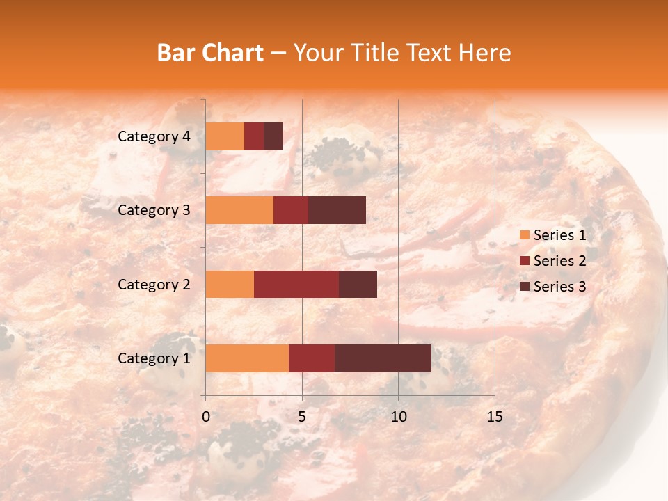 Slice Closeup Shot PowerPoint Template