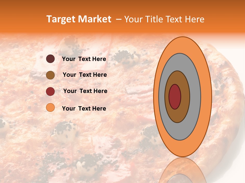 Slice Closeup Shot PowerPoint Template