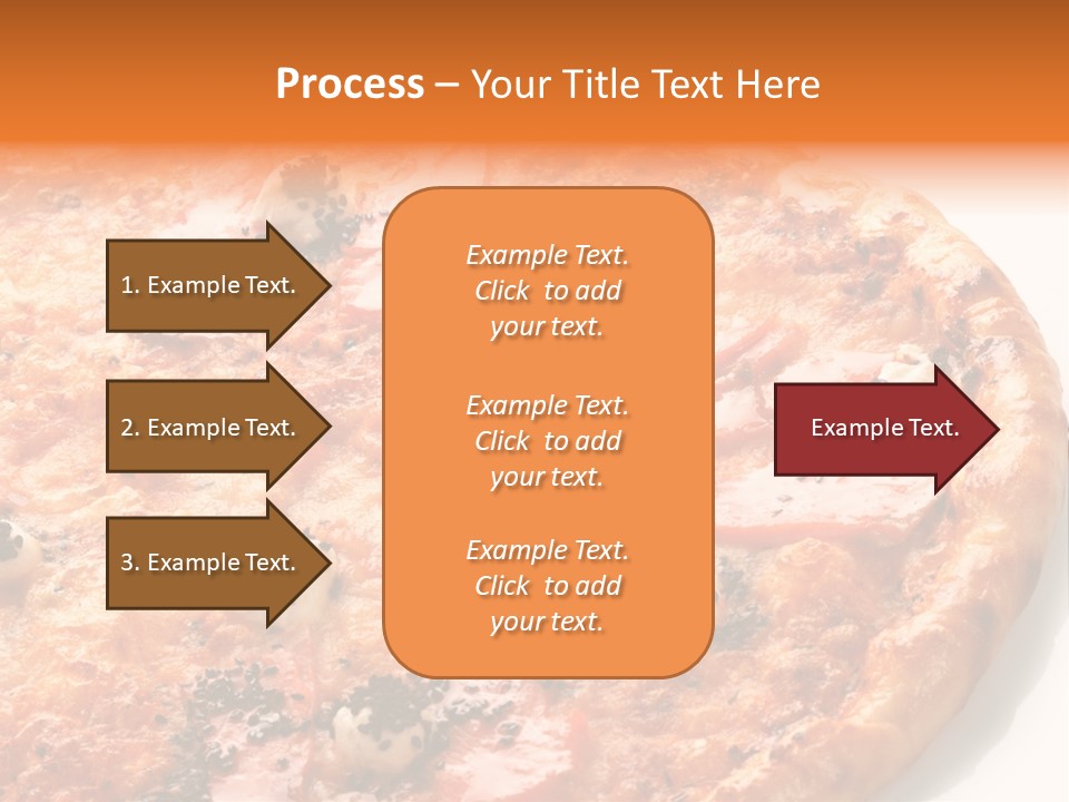 Slice Closeup Shot PowerPoint Template
