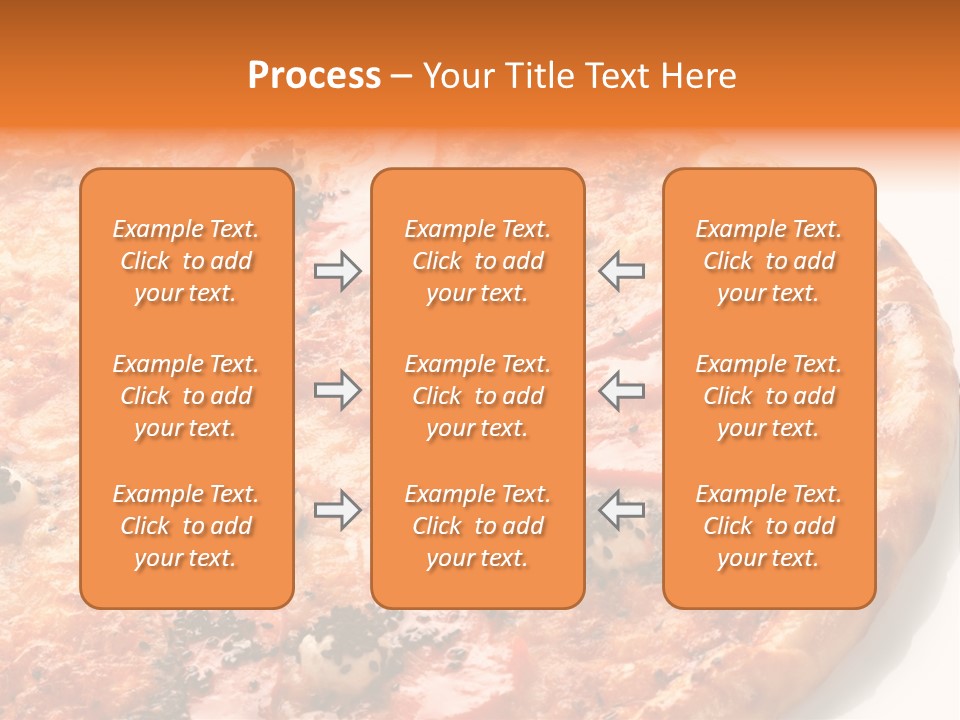 Slice Closeup Shot PowerPoint Template