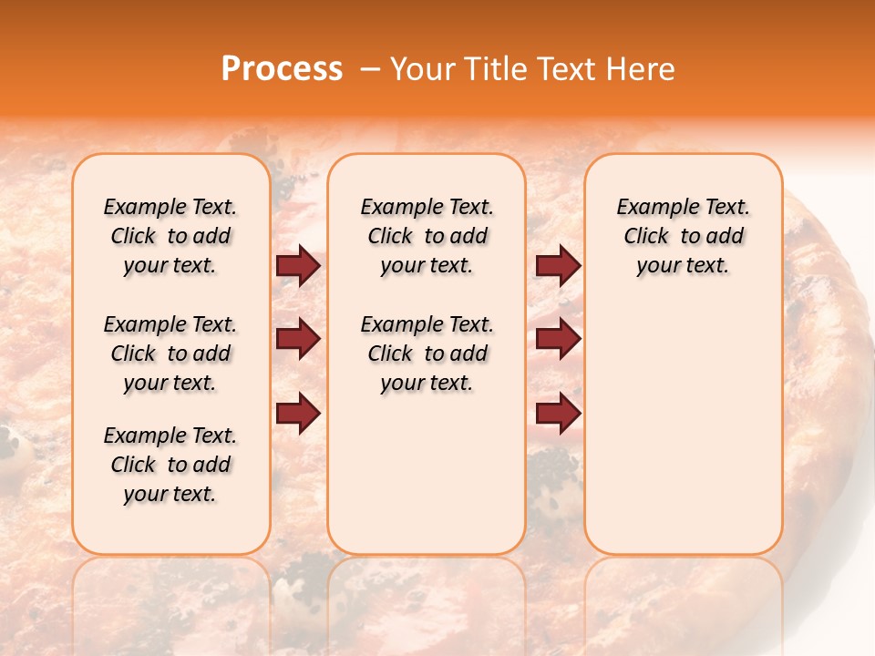 Slice Closeup Shot PowerPoint Template