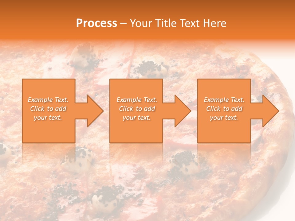 Slice Closeup Shot PowerPoint Template