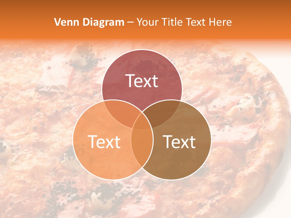Slice Closeup Shot PowerPoint Template