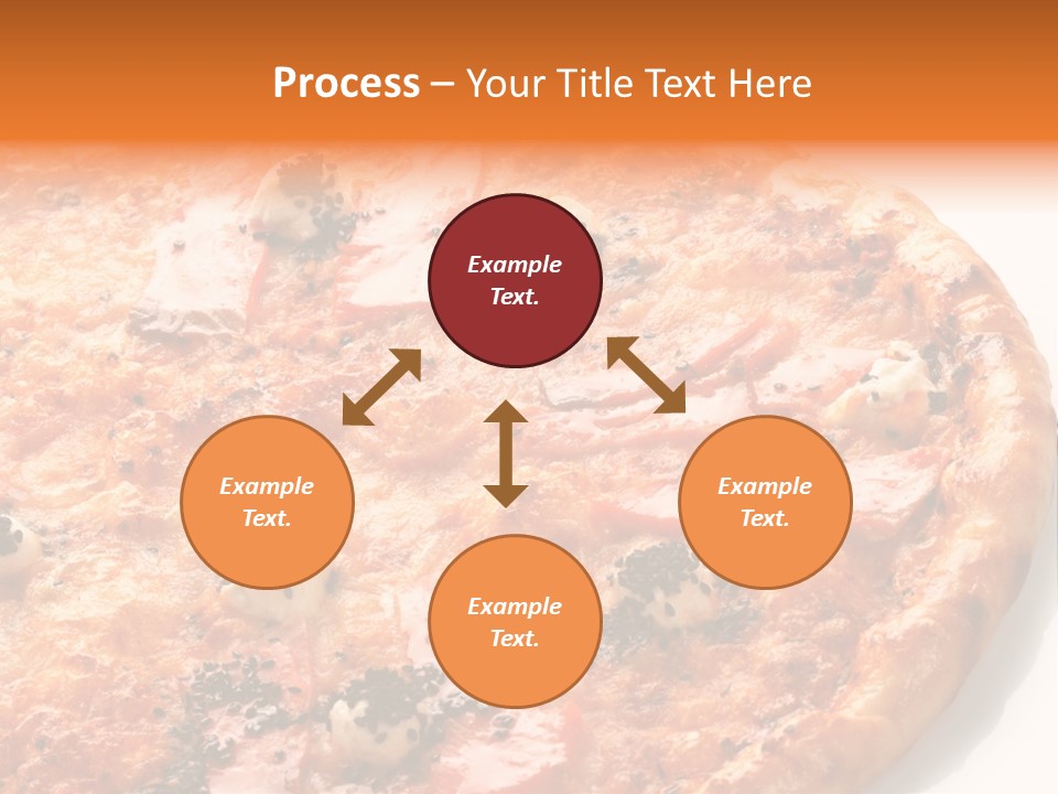 Slice Closeup Shot PowerPoint Template