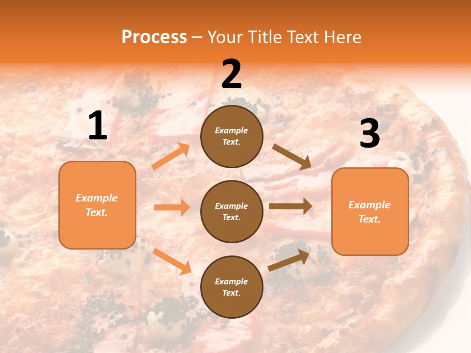 Slice Closeup Shot PowerPoint Template