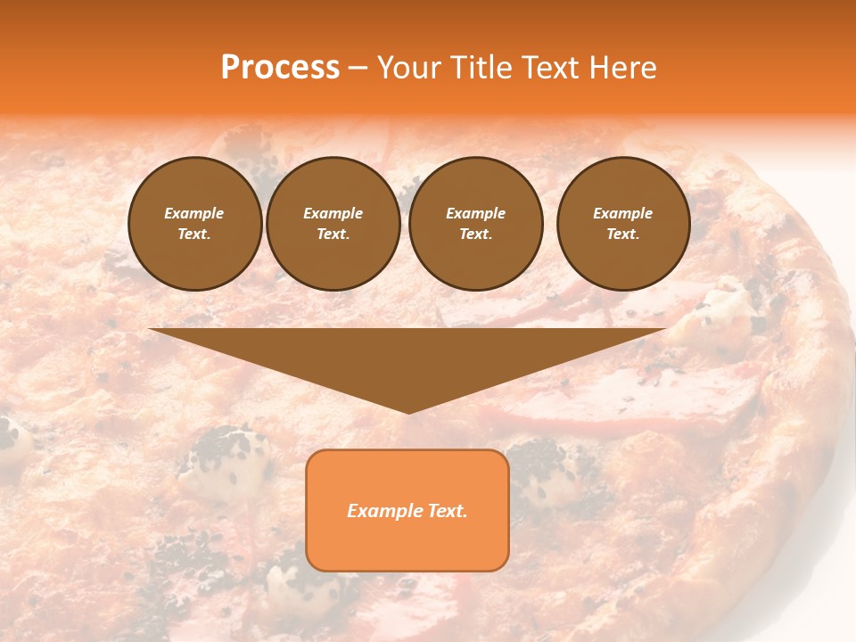 Slice Closeup Shot PowerPoint Template