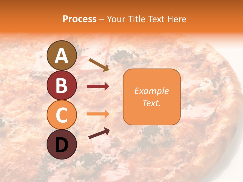 Slice Closeup Shot PowerPoint Template
