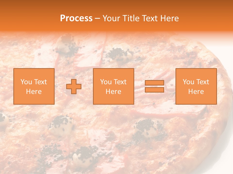Slice Closeup Shot PowerPoint Template