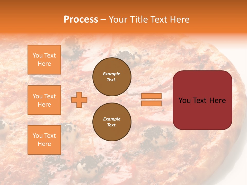 Slice Closeup Shot PowerPoint Template
