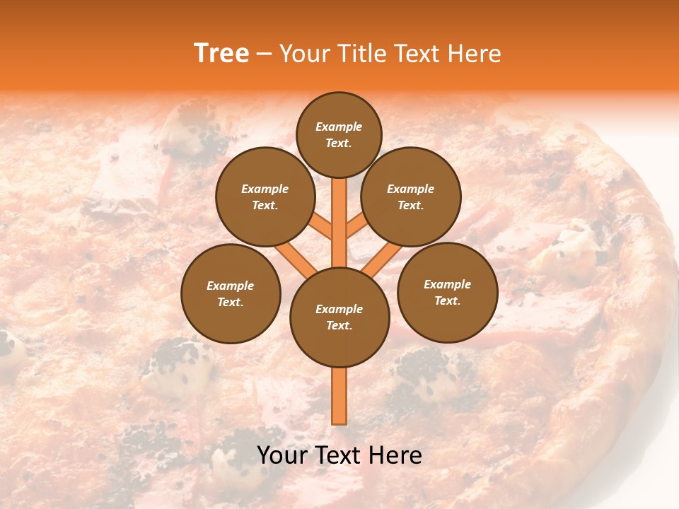 Slice Closeup Shot PowerPoint Template