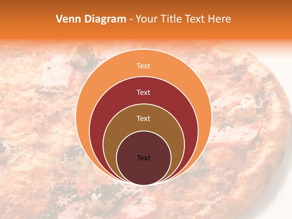 Slice Closeup Shot PowerPoint Template