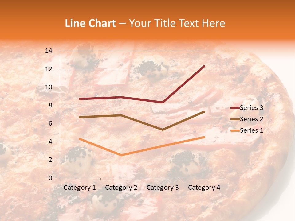Slice Closeup Shot PowerPoint Template