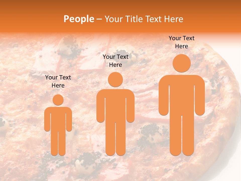 Slice Closeup Shot PowerPoint Template