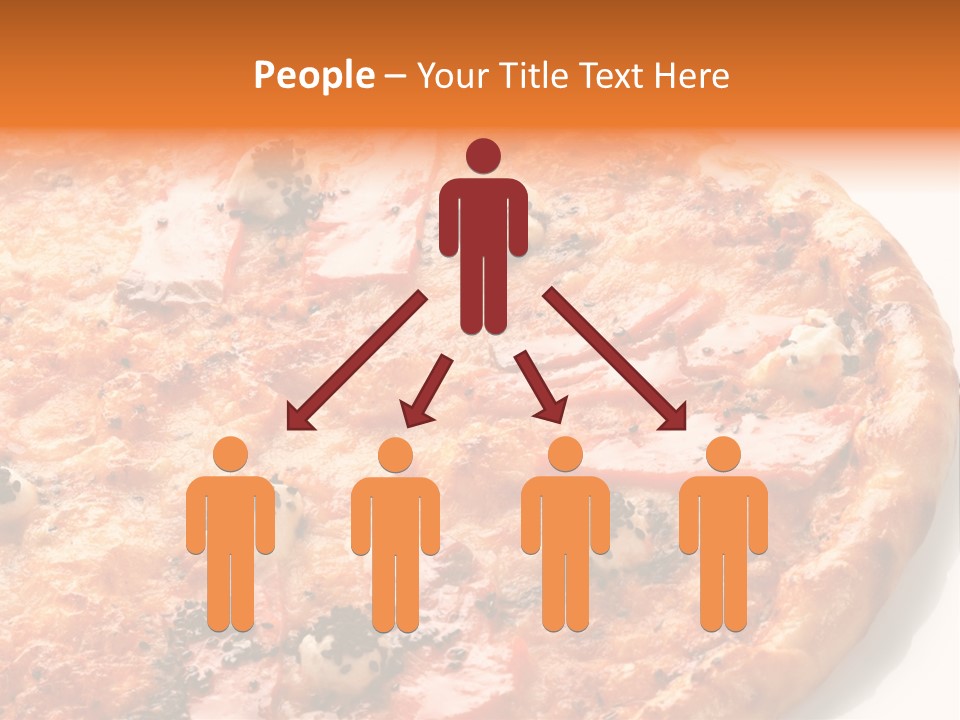 Slice Closeup Shot PowerPoint Template