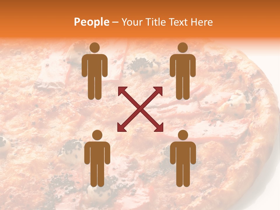Slice Closeup Shot PowerPoint Template