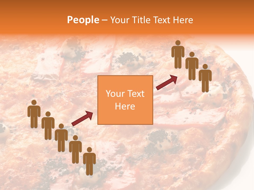 Slice Closeup Shot PowerPoint Template