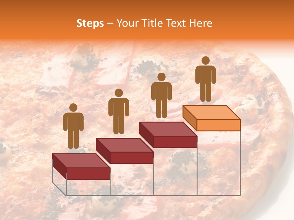 Slice Closeup Shot PowerPoint Template