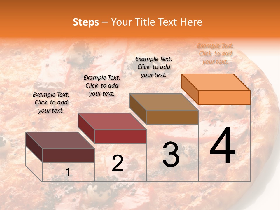 Slice Closeup Shot PowerPoint Template