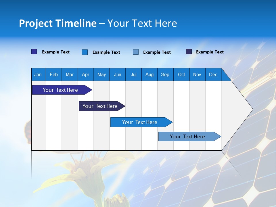 Butterfly Alternativ Blue PowerPoint Template