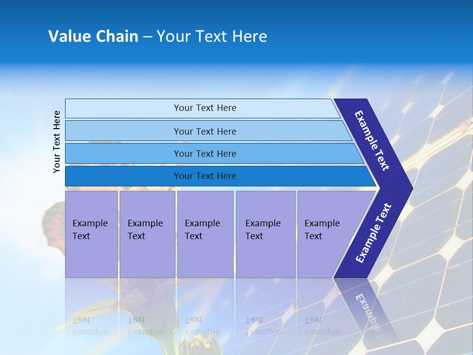 Butterfly Alternativ Blue PowerPoint Template