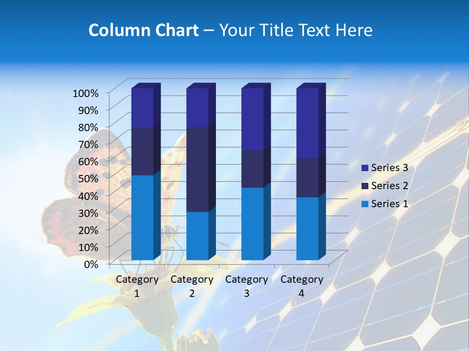 Butterfly Alternativ Blue PowerPoint Template