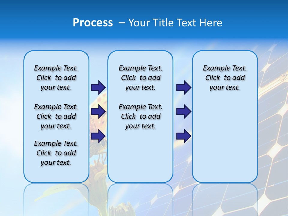 Butterfly Alternativ Blue PowerPoint Template