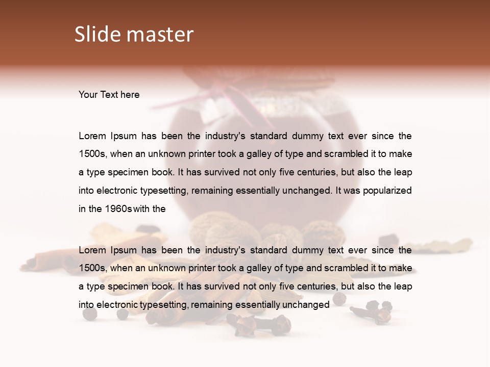 Seasoning Jam Astringent PowerPoint Template