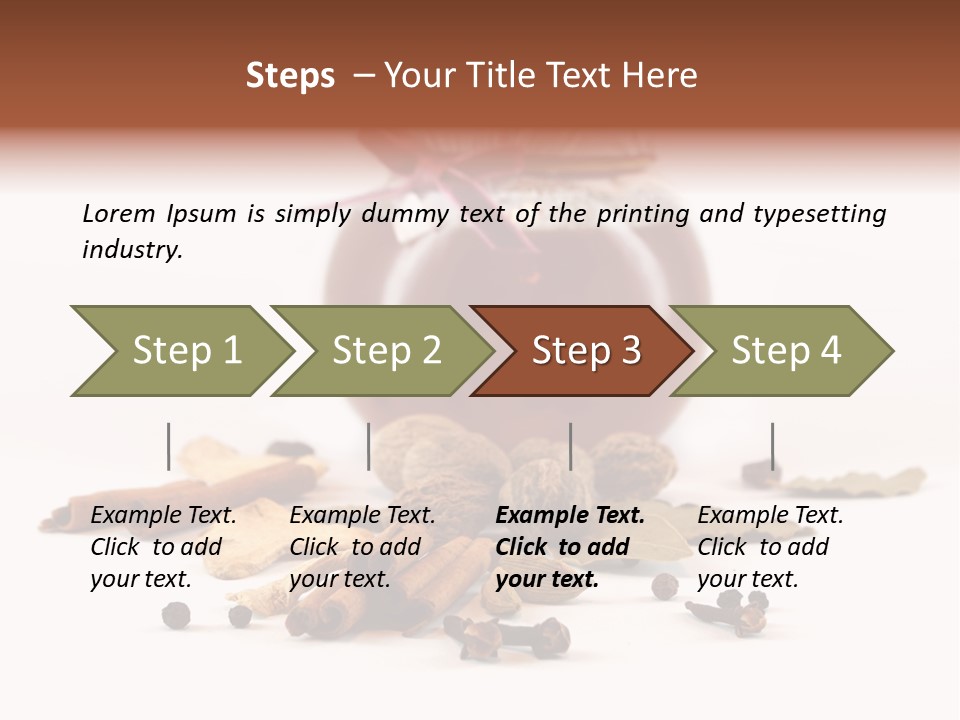 Seasoning Jam Astringent PowerPoint Template