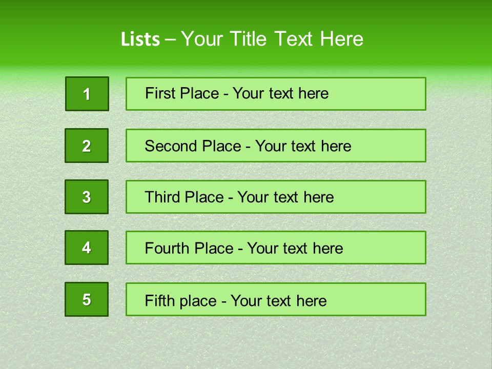 Nature Activity Freshness PowerPoint Template