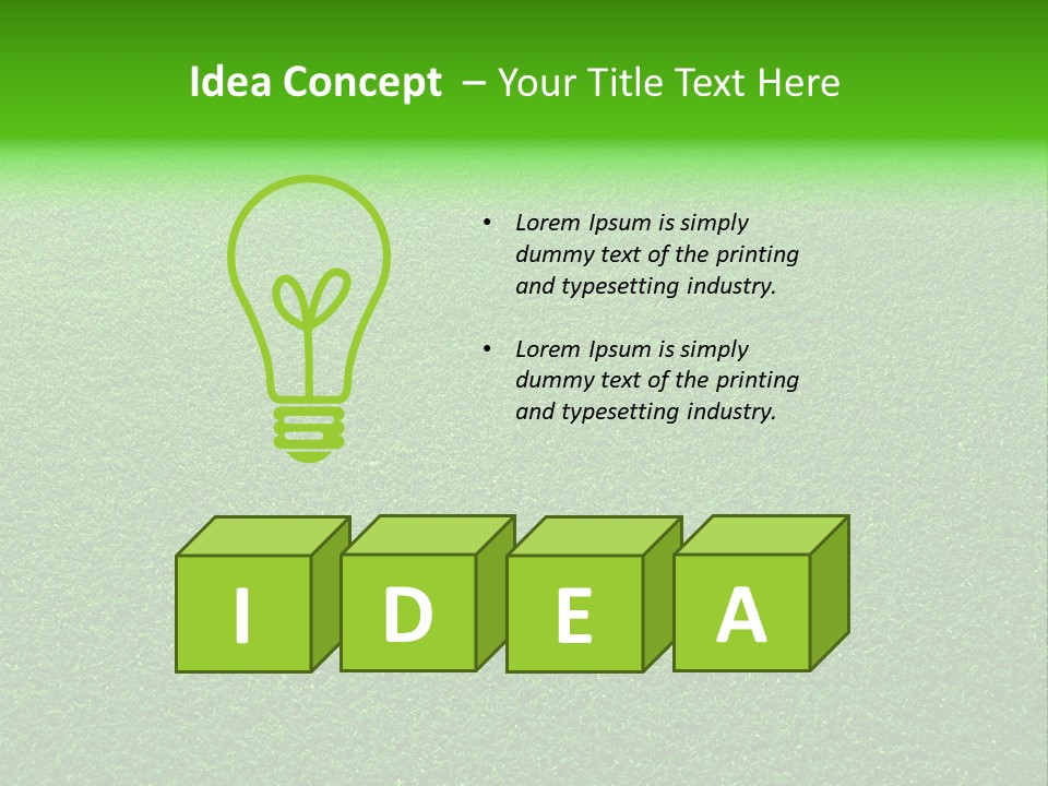 Nature Activity Freshness PowerPoint Template