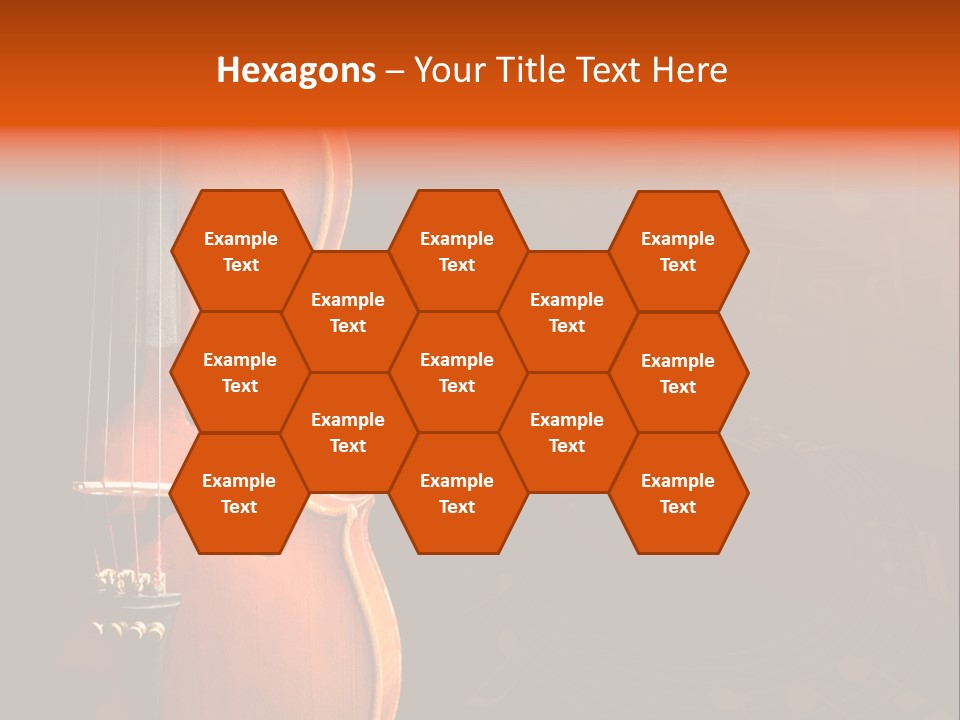 Entertainment Antique Viola PowerPoint Template