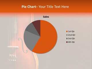 Entertainment Antique Viola PowerPoint Template