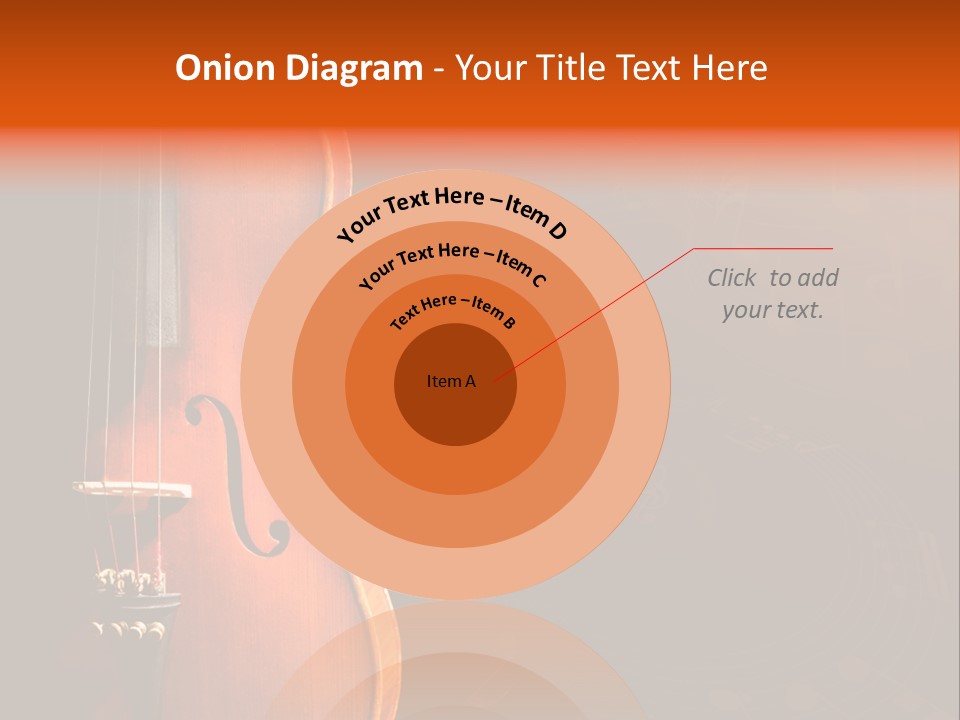 Entertainment Antique Viola PowerPoint Template
