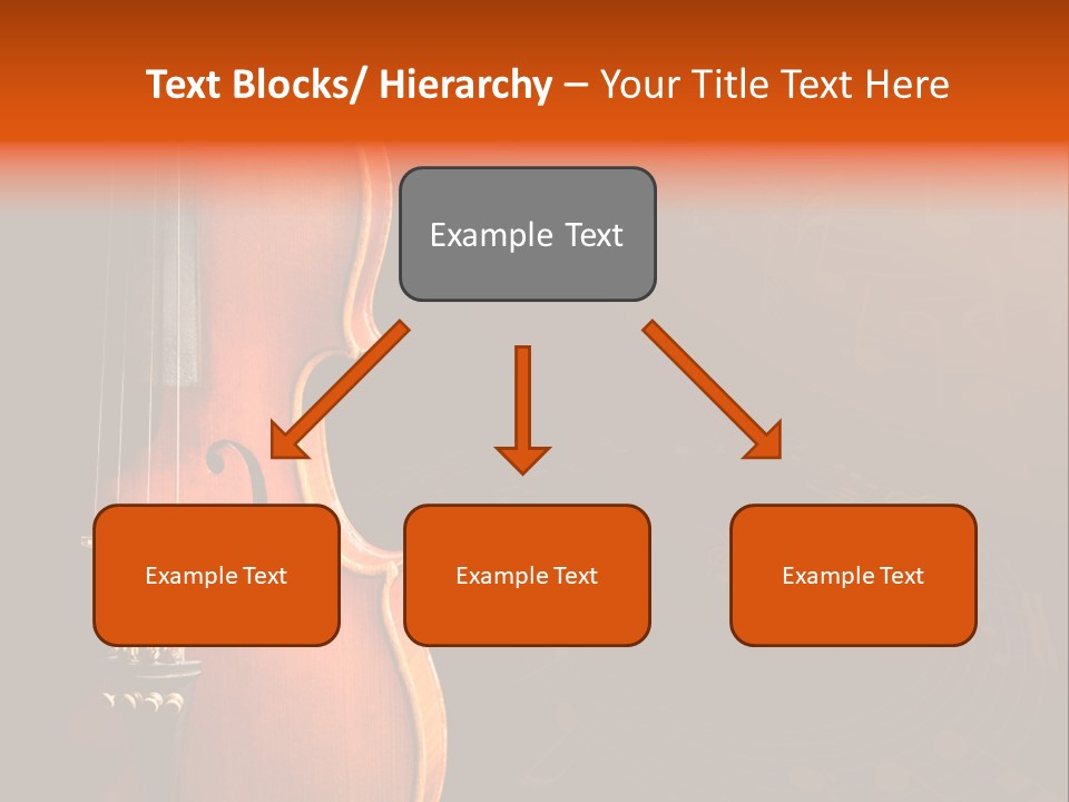 Entertainment Antique Viola PowerPoint Template