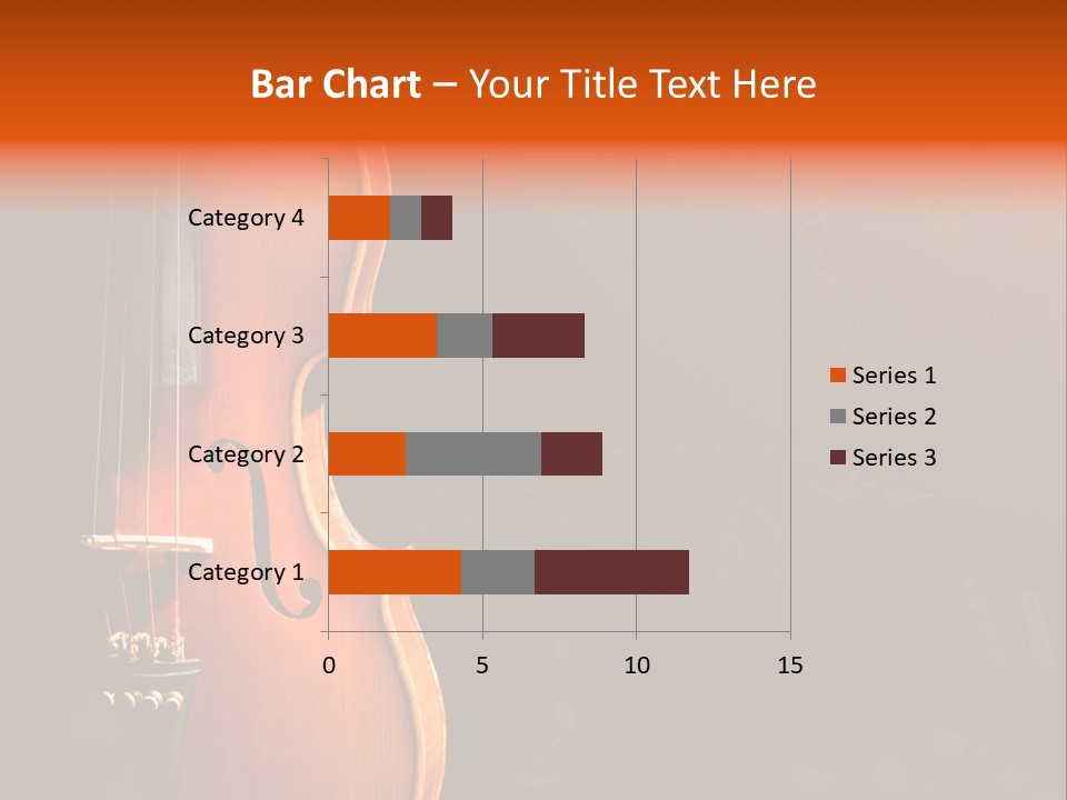 Entertainment Antique Viola PowerPoint Template