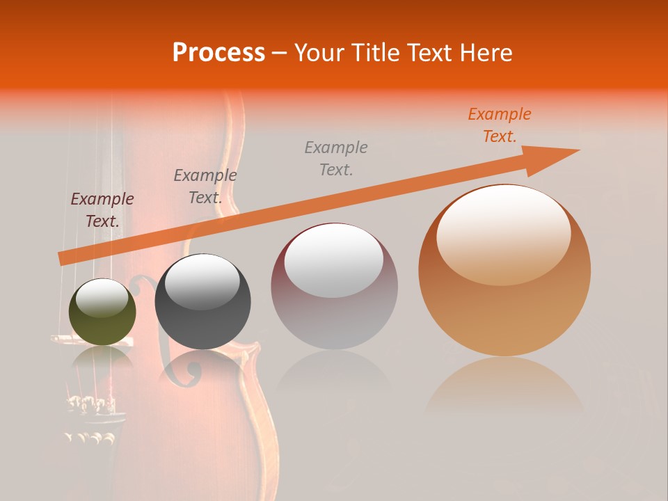 Entertainment Antique Viola PowerPoint Template