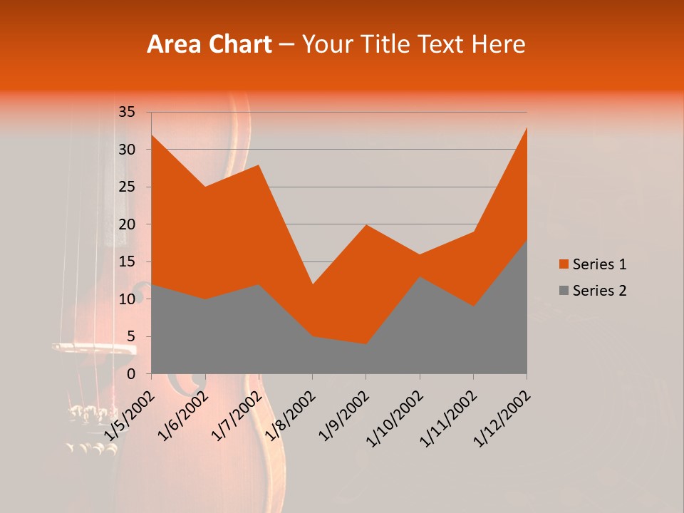 Entertainment Antique Viola PowerPoint Template