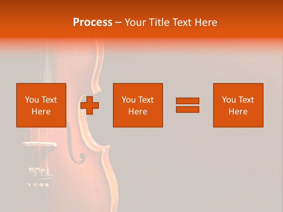 Entertainment Antique Viola PowerPoint Template