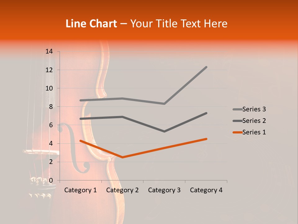 Entertainment Antique Viola PowerPoint Template